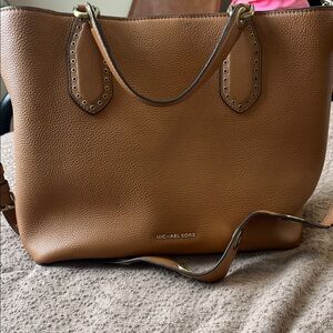 Michael Kors Tan Pebbled Leather Tote